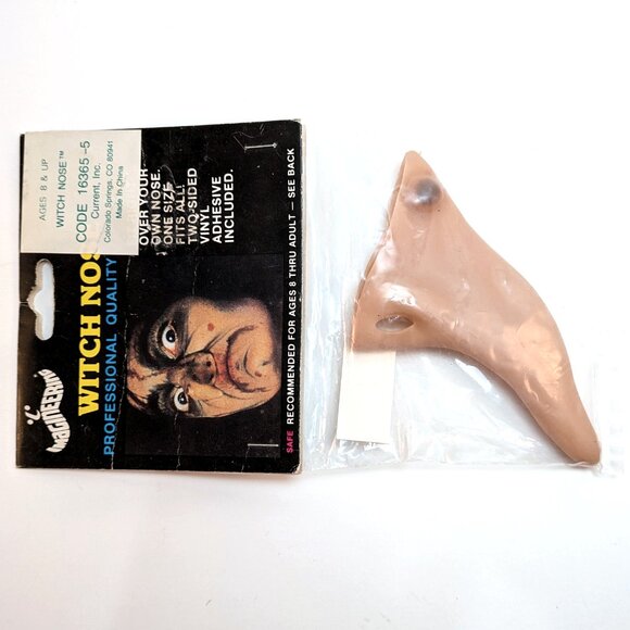 Vintage Witch Nose Vinyl Prosthetic Theater Stage Halloween Costume Imagineering - Picture 1 of 4